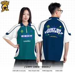 Áo lớp polo Zippy Crew Eisick - Xanh lá