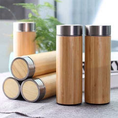 Bình giữ nhiệt vỏ tre