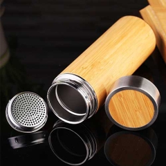 Bình giữ nhiệt vỏ tre