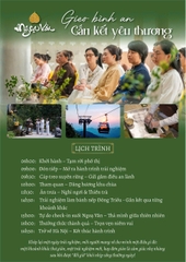 COMBO MỘT NGÀY TRỌN VẸN TẠI NGỌA VÂN - "GIEO BÌNH AN - GẮN KẾT YÊU THƯƠNG"