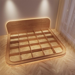 Giường Bay Gỗ MDF lõi xanh Bền đẹp có đèn led