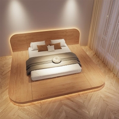 Giường Bay Gỗ MDF lõi xanh Bền đẹp có đèn led