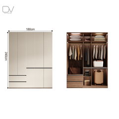 TỦ QUẦN ÁO GIÁ ĐÌNH T02 - Giá 2tr7/m2