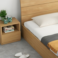 Giường Ngủ Gỗ Công Nghiệp Hiện Đại Kèm Tựa CN4