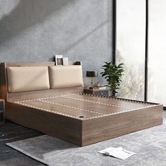Giường Gỗ Công Nghiệp Hiện Đại Tựa Sofa Mã CN5