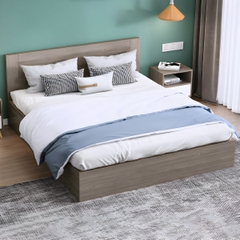 Giường Ngủ Gỗ MDF Hiện Đại Có Tựa Sofa Mã CN3