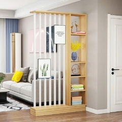 Vách Ngăn Phòng Kiêm Kệ Trang Trí