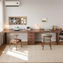 Bàn Gỗ Đôi Tự Nhiên Thiết Kế Hiện Đại