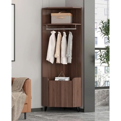 Kệ Treo Đồ Góc Phòng Gỗ Hiện Đại