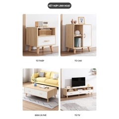 Kệ Tivi Gỗ Hiện Đại Phong Cách Bắc Âu