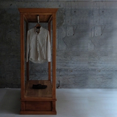 Kệ Treo Quần Áo Gỗ Tự Nhiên Có Hộc
