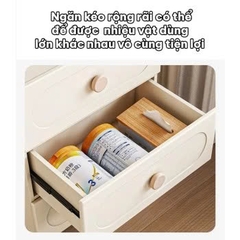 Tab Đầu Giường 3 Ngăn Kéo Bo Góc Hiện