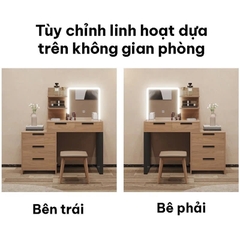Bàn Trang Điểm Gỗ Hiện Đại Tích Hợp Gương