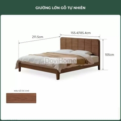 Giường Ngủ Gỗ Tự Nhiên Hiện Đại