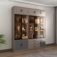 Tủ Trưng Bày Kính Led Hiện Đại 3 Khoang