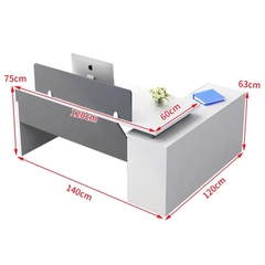 Bàn Làm Việc Văn Phòng Hiện Đại Đôi Liền Tủ