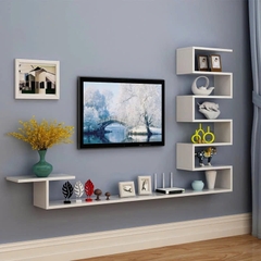 Kệ Tivi Treo Tường Phong Cách Hiện Đại