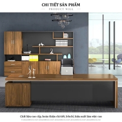 Bàn Giám Đốc Hiện Đại Gỗ Công Nghiệp Cao Cấp