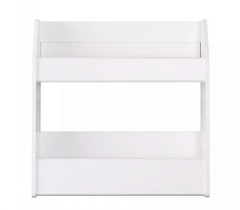 Kệ Rượu Treo Tường 2 Tầng Gỗ MDF Sơn Trắng Hiện Đại