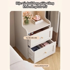 Tủ Đầu Giường Kết Hợp Tủ Trưng Bày Led Hiện Đại