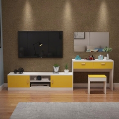 Bộ Bàn Trang Điểm Kết Hợp Kệ Tivi Hiện Đại