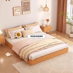 Giường Bệt Gỗ Tự Nhiên Phong Cách Hàn Quốc M45