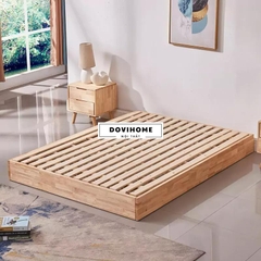Giường Ngủ Gỗ Tự Nhiên Kiểu Hàn Thanh Lịch M49