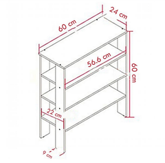 Kệ Để Giày 4 Tầng Mang Phong Cách Hiện Đại