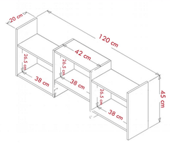 Giá Kệ Để Sách Treo Tường Hiện Đại