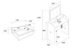 Bàn Trang Điểm Phong Cách Hiện Đại