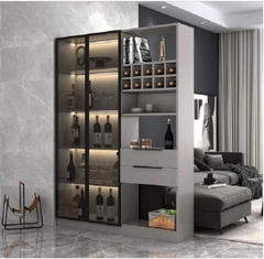 Tủ Rượu Trang Trí Cao Cấp Phong Cách Hiện Đại
