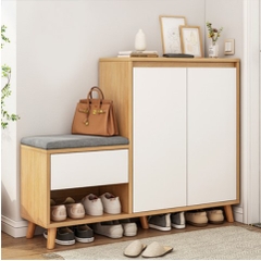 Tủ Để Giày Gỗ Công Nghiệp Phong Cách Hiện Đại