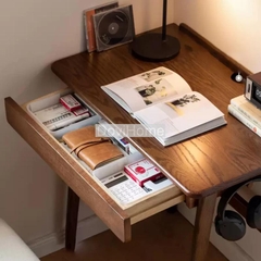 Bàn Gỗ Tự Nhiên Nhỏ Gọn Đa Năng