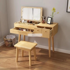 Bàn Trang Điểm Gương Gập Hiện Đại