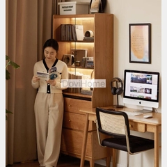 Tủ Trưng Bày Kết Hợp Ngăn Kéo Gỗ Tự Nhiên