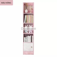 Kệ Sách Trẻ Em 2 Cột Trắng - Xanh Pastel Đa Năng