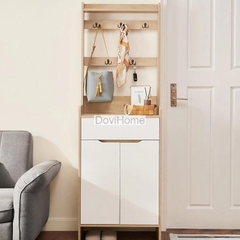 Kệ Giày Đa Năng Kèm Móc Treo & Ngăn Kéo