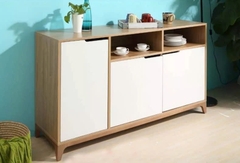 Tủ Đựng Đồ Gỗ Hiện Đại 3 Cánh Phối Trắng