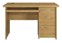 Bàn Làm Việc Gỗ MDF 3 Ngăn Kéo Có Khóa