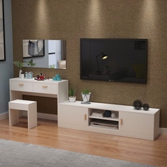 Bộ Bàn Trang Điểm Kết Hợp Kệ Tivi Hiện Đại