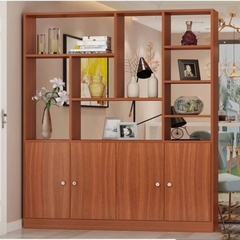 Kệ Sách Gỗ MDF Nhiều Ngăn Trưng Bày Hiện Đại Có Tủ Kín
