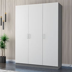 Tủ Quần Áo 3 Cánh Gỗ MDF Thiết Kế Hiện Đại