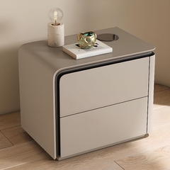 Tab Đầu Giường Gỗ MDF Hiện Đại 2 Ngăn Kéo