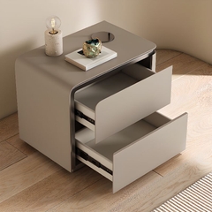 Tab Đầu Giường Gỗ MDF Hiện Đại 2 Ngăn Kéo