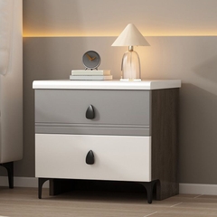 Tủ Đầu Giường 2 Ngăn Kéo Phong Cách Hiện Đại Tối Giản