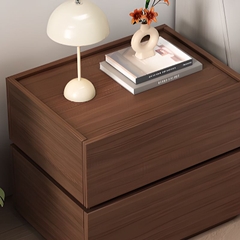 Tab Đầu Giường 2 Tầng Gỗ Công Nghiệp Hình Hộp Cách Điệu