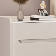 Tủ Đầu Giường 2 Ngăn Kéo Gỗ MDF Cao Cấp Thiết Kế Thanh Lịch 