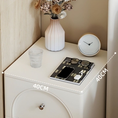 Tủ đầu giường phong cách Bắc Âu hiện đại 