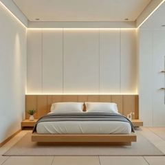 Phòng ngủ tối giản giá cả hợp lý
