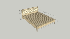 Giường gỗ  DV-30 Giường gỗ sang trọng kết hợp tựa sofa